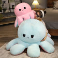Flip Octopus Doll Flip Octopus Octopus Plush Toy Double-Sided Flip Doll Reversible Octopus. 