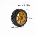 4 Pieces Rubber Tire Wheel Tyre RC Drifting Tires and Wheels Wear Resist 12mm Hub RC Tyres for TT02 XV-01 1:10 RC Car Upgrade Parts Parts. 