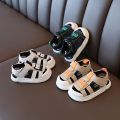Boys sandals2023Summer New Boys and Girls Kindergarten Non-Slip Soft Sole Shoes Korean Style Children's Closed Toe Beach Shoes. 