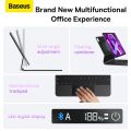 Baseus 11-inch For iPad Pro/ Pad Air4/ Air5 Brilliance Series Original Keyboard With Case with Digital Display 2018/2020/2021/2022 Gray. 