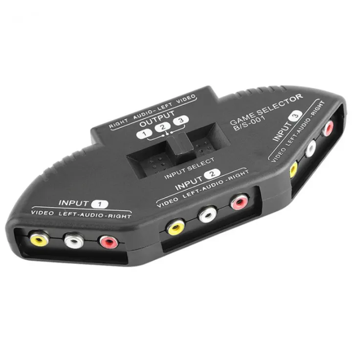 Audio%20Video%20Av%20Rca%20Switch%20Splitter%20Selector%203%20To%201%20Rca%20Composite%20Av%20Cable%20For%20Dvd%20Stb%20Tv%20Player%20Xbox%20Ps2%20-%20Image%203