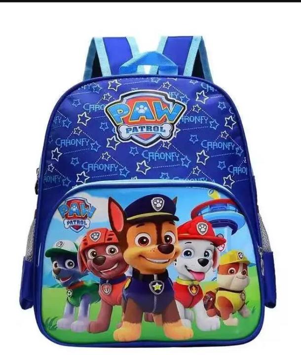 LaoXzhongX Paw Patrol Kids Backpacks Anime Figure Chase School Bag Cute Cartoon Large Capacity Travel Bag Boy Girl Birthday Gift