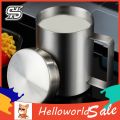 HelloWorld Water Cup Double Wall Insulated Stainless Steel Comfortable Grip Milk Drink Tumbler Household Supplies. 