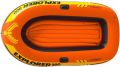 Intex Inflatable Boat Set, Explorer Blow up River Raft, Heavy Duty Vinyl 2-Person Inflatable Fishing Boat with Oars and Pump, |MUT135K. 
