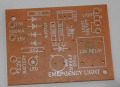 12V emergency light circuit using D313 and Charge Controller of SLA Lead Acid Battery PCB Board Only Production Diy Kit. 