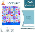 Baby Cot sheet/ Cover Infant Mattress Pad Mat/ Waterproof Sheet Baby Changing Pad/ Baby Changing Mat Cartoon cot sheet. 