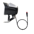 QD228 LED Headlight Scooter E-Bike Waterproof Connector Front Light with Horn Accessories. 