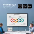 SSK SC202 8 in 1 USB C HUB Type C Multiport Adapter with 4K HDMI USB 3.0 Ports USB 2.0 Port SD/TF Card Reader PD3.0 Dock suitable for MacBook HUB. 