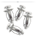 QUANBU 60 Pcs M6X25 Jack Nuts Car Metal Screw Petal Nuts with Screw for Hollow Wall Iron Skin. 