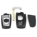 Car Smart Remote Key Fob Case Blade For F10 F20 F30 F40 1 3 5 Series 4Button. 