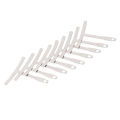 String Height Ruler Fretboard Radius Gauge Foldable Feeler Gauge High Strength for Guitar Bass Measuring. 
