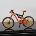 Bicycle Model 1:10 Scale Realistic Shape Alloy Downhill Mountain Bike Toy Birthday Gift. 