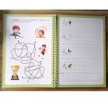 Reusable Russian Writing Paste Calligraphy Handwriting Copybook For Kid Children's Book Russian Calligraphic Letter Practice Toy. 