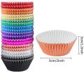 250PCS Cupcake Liner - Standard Size 2 Inches Muffin Liners - 10 Colors Baking Cups for Weddings, Birthdays, Baby Showers, Party. 