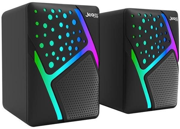 JEDEL S-527 Stereo Super Bass RGB Light PC Computer Speakers