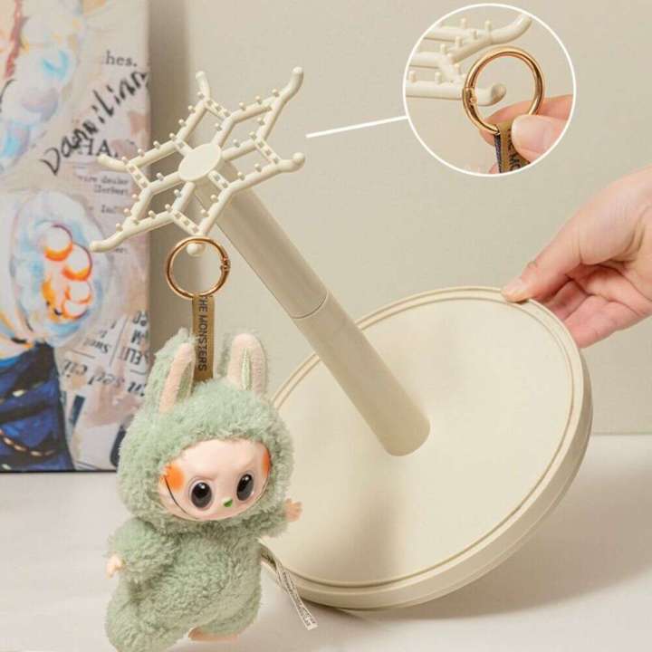 JURHOMIE%20Rotating%20Dustproof%20All-Round%20Labubu%20Display%20Stand%20Multifunction%20Transparent%20Pendant%20Storage%20Doll%20Blind%20Box%20Collectibles%20-%20Image%208