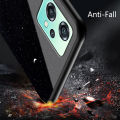Linman Biruiqu For Oneplus Nord CE 2 Lite 5G Shockproof Starry CLuxury olorful Tempered Glass Back Soft Silicone Edge Case Cover. 