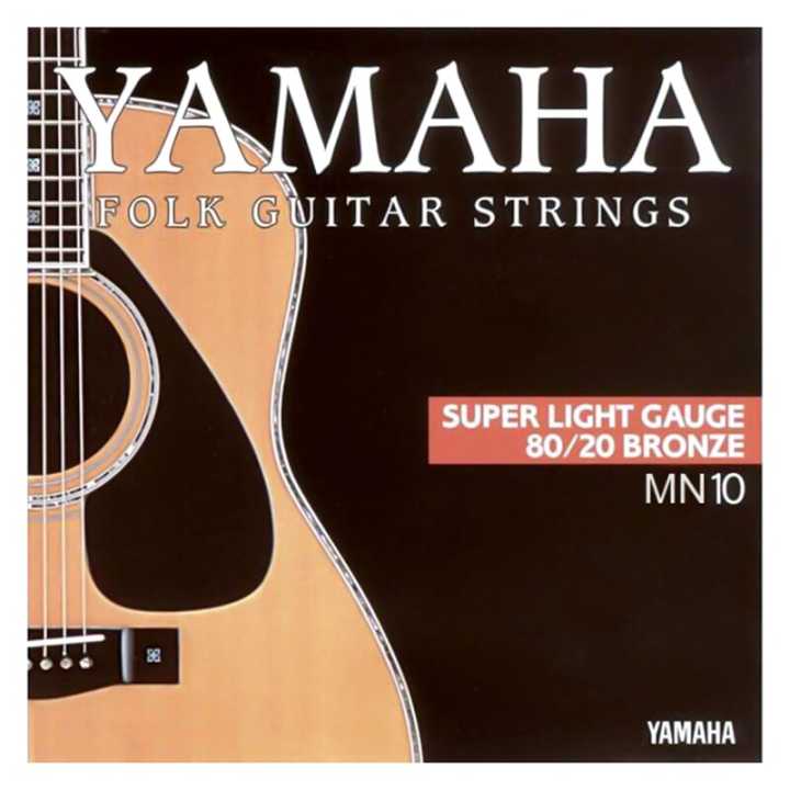 YAMAHA STRINGS - Acoustic Guitar Strings Yamaha MN10 - Super Light Gauge 10-47