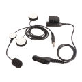 Helmet Earphone Cold Resistant Wire 8 Ohm Motorcycle Helmet Headset with U94 PTT for P8668 for DP4800 for Motorola XIR. 