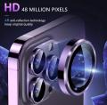 iPhone Camera Lens Metal Ring Protector For iPhone 15 14 13 12 11 Pro Max Camera Lens Film Tempered Glass Scratch Resistant Premium 3D Metal Full Cover Protection Titanium Black Blue Gold Purple Multicolor Color Rings. 