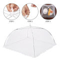 Food Mesh Foldable Kitchen Anti Fly Mosquito Tent Dome Net Umbrella Picnic Protect Dish Cover Kitchen Accessories. 