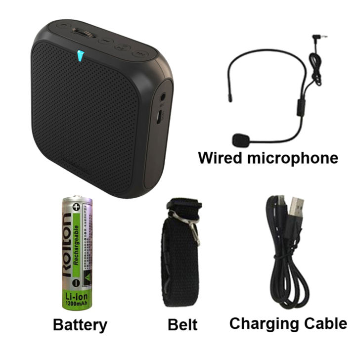 K400%20Portable%20Microphone%20Voice%20Amplifier%20Megaphone%20Fm%20Mp3%20With%20Wired%20Microphonefor%20Teacher%20Training%20Tour%20-%20Image%206