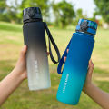 Fitness Travel Outdoor Large Capacity Leakproof GIANXI Portable Cup Gradient Plastic Water Bottle Sports Jug Drinking Utensils. 