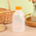 Kitchen accessories 1PC 320/500ml Transparent Kids Water Bottle Plastic Juice Bottle PET Milk Beverage Bottle With Lid Camping Hiking Drinkware JUE. 