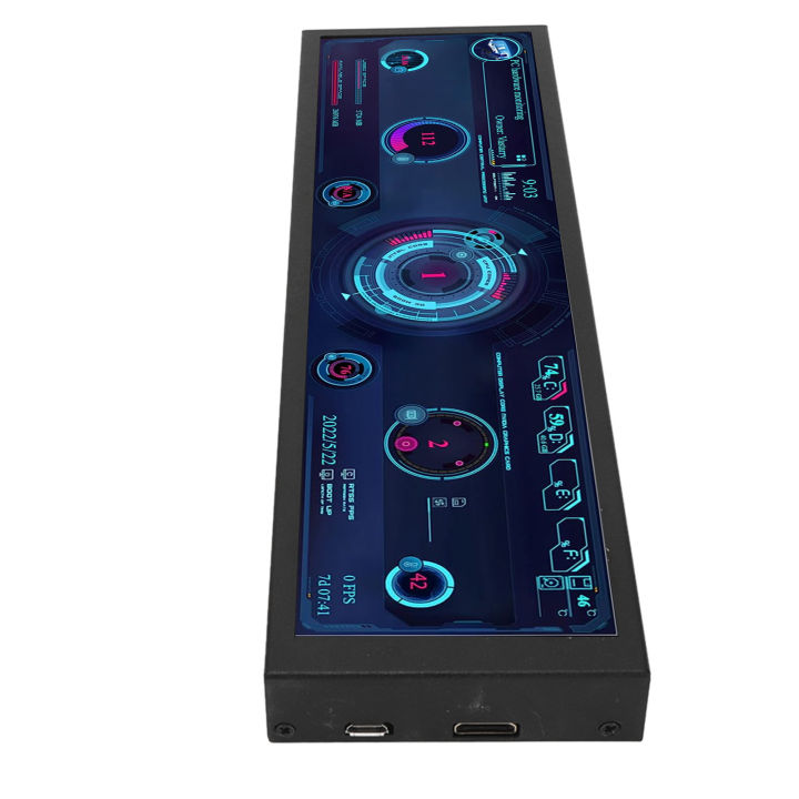 8.8 Inch IPS Display, Metal Shell CPU GPU SSD Data Chassis Secondary ...