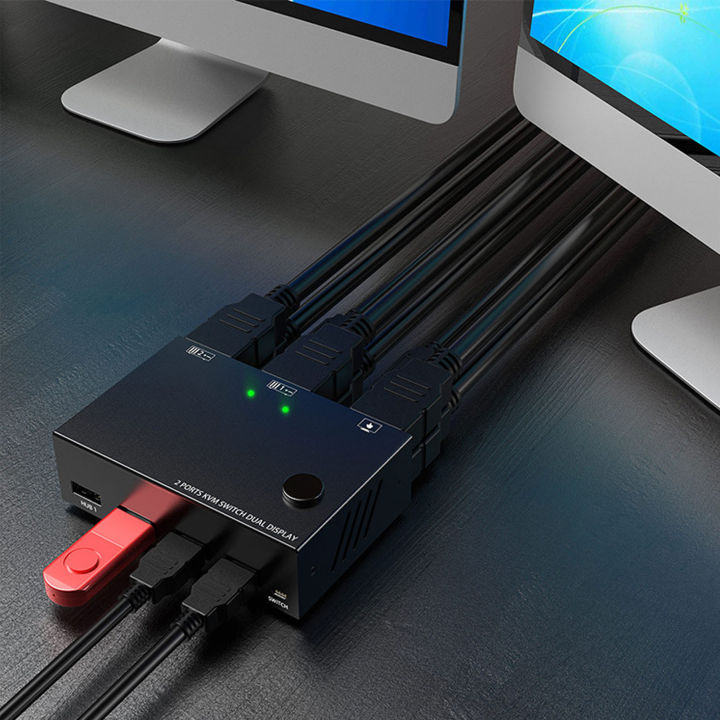 2%20Port%20KVM%20Switch%20Dual%20Monitor,%20HD%20Multimedia%20Interface%20Switch%204W%20High%20Compatibility%20for%20PC%20-%20Image%202