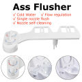 Non-Electric Mechanical Bidet Toilet Seat Adjutable Fresh Water Spray Attachment. 