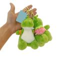 Carrot Plush Dinosaur Keychain Room Decor Stuffed Strawberry Dinosaur Plush Pendant Decoration Lovely Dinosaur Plush Doll Keyring Plush Gift. 