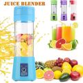 USB Juicer Cup, Fruit Mixing Machine, Portable Personal Size Eletric Rechargeable Mixer, Blender, Water Bottle 380ml with USB Charger Cable Portable Juice Blender and Mixer. 