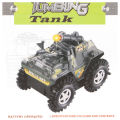 Military Tank Tumbling Tank, Bump and Go Action Toy Car For Kids. 
