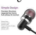 Super Bass Stereo Earphone VJP V12 Comfortable Hi-Fi Premium Sound Stereo Handsfree In-Ear Headset. 