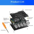 -S100L 2.1 Channel Amplifier Module Bluetooth Audio Amplifier Board Audio Amplifier Module Black. 