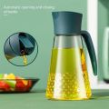 630ml Olive Oil Dispenser Bottle Large Capacity Durable Portable For Kitchen Household Leakproof Soy Sauce Vinegar Oil Bottle. 