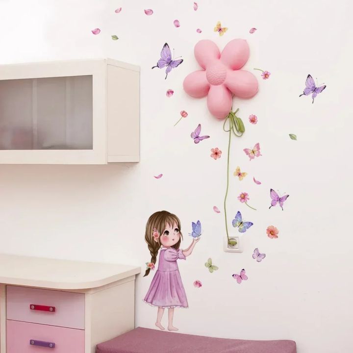 Wall%20Stickers%20Cute%20Girl%20Butterflies%20for%20Bedroom%20Removable%20Decals%20PVC%20Peel%20and%20Stick%20Decor%20Girls%20Room%20living%20room%20decoration%20-%20Image%206