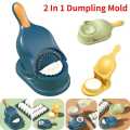 No.1 Quality 2 in 1 Portable Dumpling Mold Tow Step Making Dumpling. 