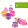 Portable Baby Food & Milk Powder Container | BPA Free 3 Separate Layers of Storage for Different Items |  With Milk Powder Funnel Dispenser. 