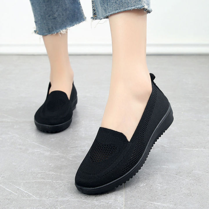 【BestGO】Fashion Women Mesh Flat shoes patchwork slip-on