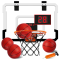 Indoor Mini Basketball Hoop with Electronic Scoreboard-For Door. 