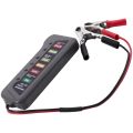 12V Car Battery & Alternator Tester - Test Battery Condition & Alternator Charging (LED indication). 