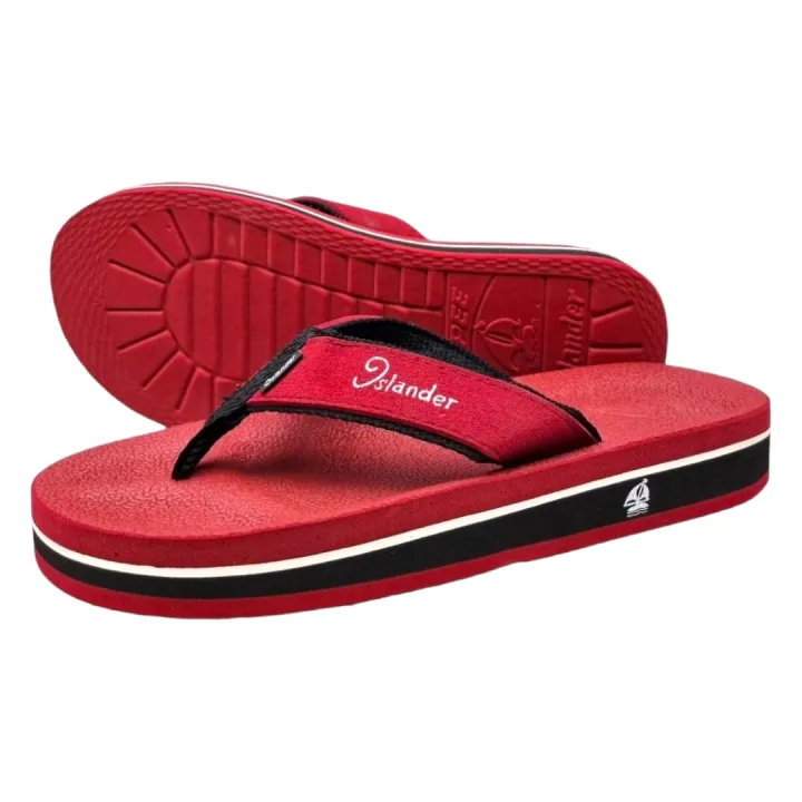 Islander%20'Maroon'%20Men's%20Non-slip%20rubber%20soles%20100%25%20Authentic%20and%20Original%20colored%20slippers%20(Makapal)%20-%20Image%202