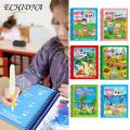 ECHIDNA Kids Drawing Book Reusable Water Drawing Book Sensory Early Education Toy. 