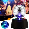 Led Disco Disco Mirror Lamp With Stage Rotating Dance Car Rgb Halloween Party Club Show Lamp. 