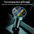 【Top Selling Item】 8-Port Car Charger 4USB+4Type-C PD Charging Truck Vehicles Phone Adapter For Android Phone For.