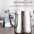 Coffee Milk Frothing Jug Latte Art Milk Frother Pitcher Stainless Steel Measurement Jug Espresso Barista Tool Coffee Accessories. 