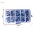 50 Pieces Fishing Rod Guides Set 10 Sizes Top for Rod Rebuilding. 