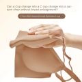 Thickened Steamed Bun Fixed Cup Integrated External Expansion Underwear Women's Flat Chest Small Chest Gathered Big Bra Bras. 